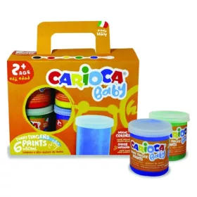 Carioca Baby ujjfesték 6 db-os 80 ml
