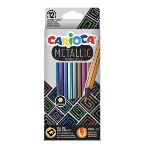 Carioca Metallic hatszög színesceruza-készlet (12 db)