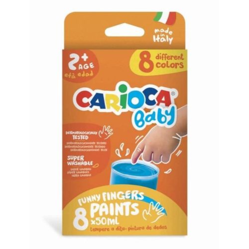 Carioca Baby Ujjfesték szett (8x50 ml)