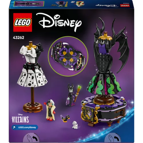 LEGO Disney Classic 43262 Demóna és Szörnyella De Frász ruhái