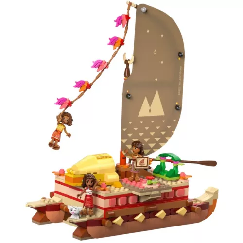 LEGO Disney Princess 43270 Vaiana kalandokkal teli kenuja