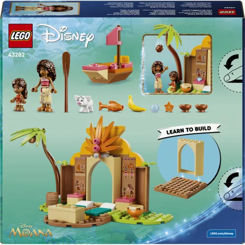 LEGO Disney Vaiana 2 – Falusi ház és tutaj (43282)