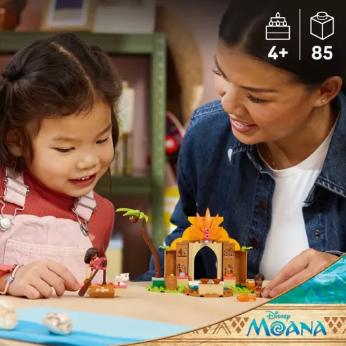 LEGO Disney Vaiana 2 – Falusi ház és tutaj (43282)