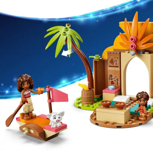 LEGO Disney Vaiana 2 – Falusi ház és tutaj (43282)