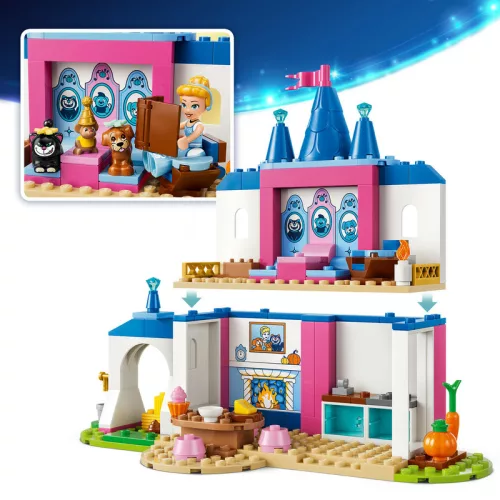 LEGO Disney Princess 43283 Hamupipőke kastélya és állatbarátai