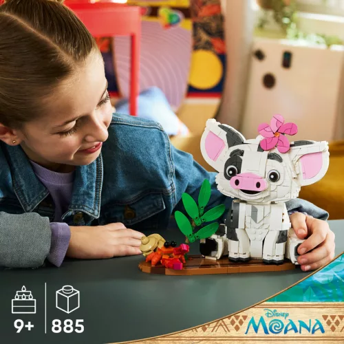 LEGO® Disney Vaiana: Pua – építőjáték készlet, 885 db