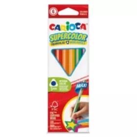 Carioca Supercolor háromszög Maxi színes ceruza készlet (6 db)
