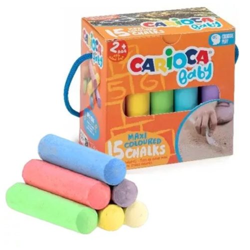 Carioca Baby Maxi aszfaltkréta (15 db)