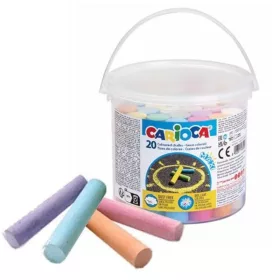 Carioca Aszfaltkréta szett vödörben (20 db)