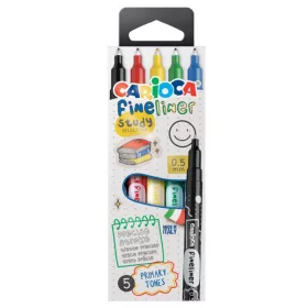 Carioca Fineliner Study Selection tűfilc – 5 db