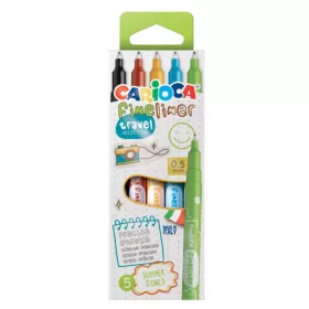 Carioca Fineliner tűfilc 10 db-os 0,5 mm Travel Selection