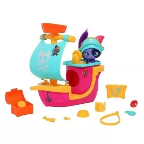 QT Kitties Cuki cicusok kalózhajó készlet