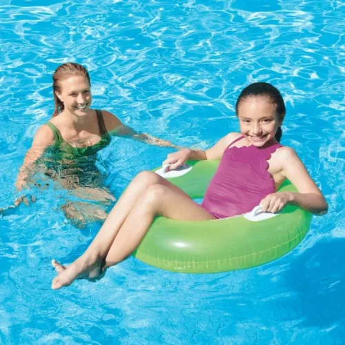 HI-GLOSS kapaszkodós zöld úszógumi (76 cm)