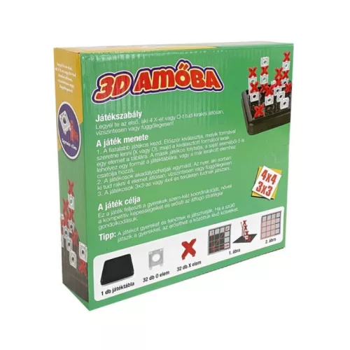 3D Amőba társasjáték