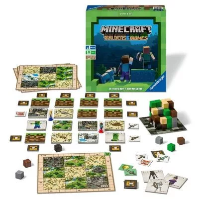 Minecraft Builders & Biomes társasjáték