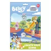 Bluey Kreatív Jelenetkészítő Matricás Füzet