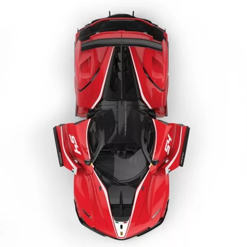 Rastar 96900 Összeépíthető távirányítós autó 1:18-as méretaránnyal – Ferrari FXXK Evo