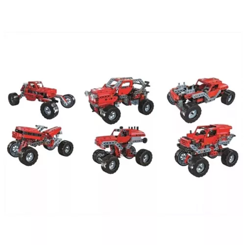 Clementoni Tudomány és játék 50147 Mechanikus műhely – Monster Trucks