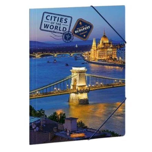 Ars Una A4-es gumis mappa - City of the World: Budapest