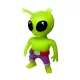 Monsterflex Stumble Guys 2. széria nyújtható figura – Green Alien