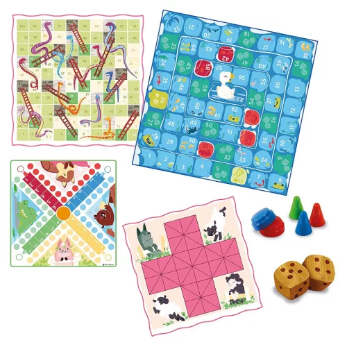 Clementoni 50724 társasjáték – 50 az 1-ben játékszett