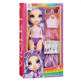 Rainbow High: Vízparti divat divatbabák - Lila