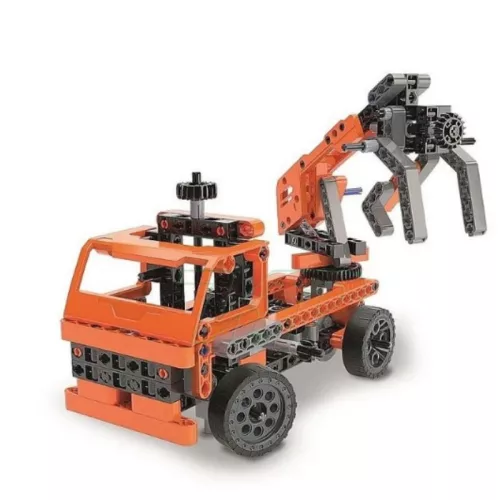 Clementoni Tudomány és játék 50816 Mechanikus műhely – 10 Teherautó építőjáték szett