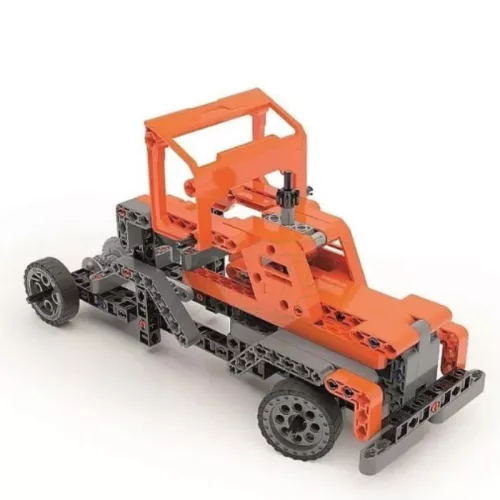 Clementoni Tudomány és játék 50816 Mechanikus műhely – 10 Teherautó építőjáték szett