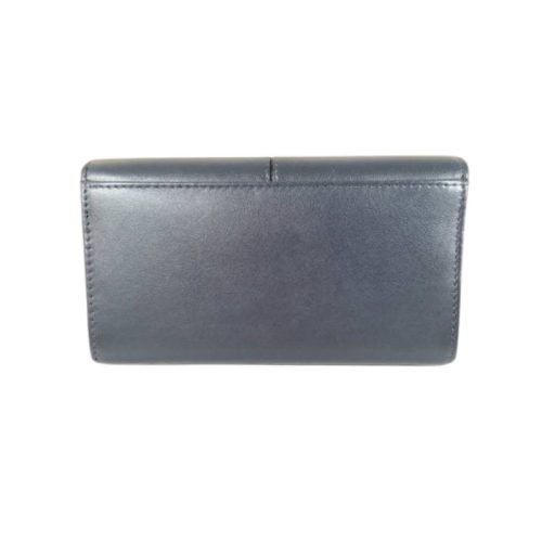 Kadro Carelli nagyméretű női bőr pénztárca kék színben