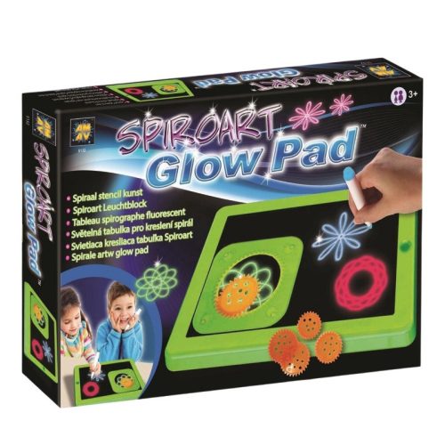 Amav Spiroart Glow Pad Neon rajztábla - Spirálok