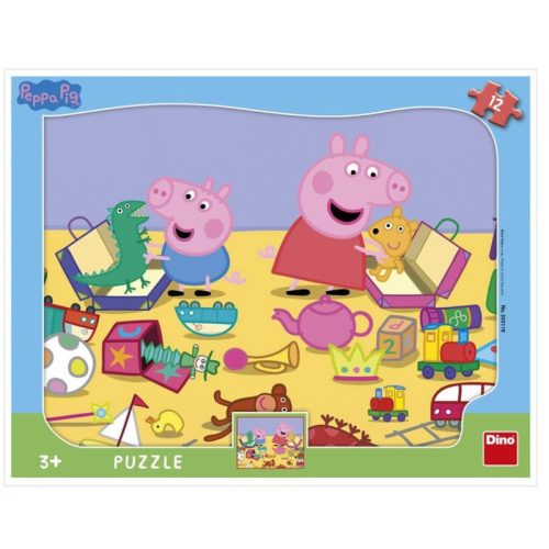 Dino Puzzle - Peppa malac (12 db)