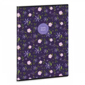 Ars Una Lovely Bloom Wild Rose A/4 extra kapcsos ponthálós füzet