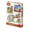 Dino Baby puzzle szett - Állatok és kicsinyeik (3, 4 és 5 db)