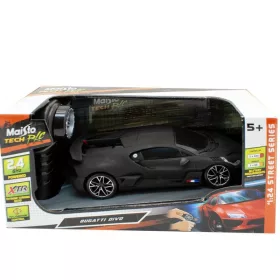 Maisto Tech RC távirányítós autó 1:24 méretarányban – Bugatti Divo (sötétszürke-kék)