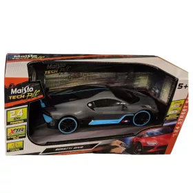 Maisto Tech RC távirányítós autó 1:24 méretarányban – Bugatti Divo (sötétszürke-kék)