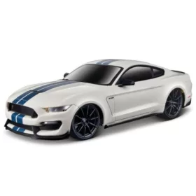 Maisto Tech RC távirányítós autó 1:24 méretarányban – Ford Shelby GT350 (fehér-kék)