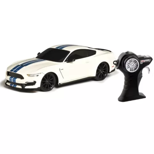Maisto Tech RC távirányítós autó 1:24 méretarányban – Ford Shelby GT350 (fehér-kék)