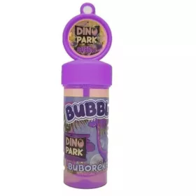 Akasztós buborékfújó – Dinós, lila színben (80 ml)