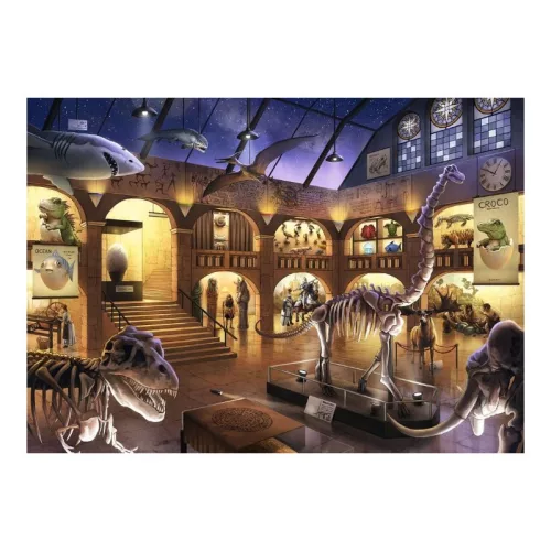 Ravensburger 12925 Exit Kids puzzle – Természettudományi múzeum (368 db)