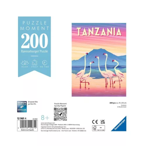 Ravensburger 12961 Puzzle Moment – Tanzánia (200 db)