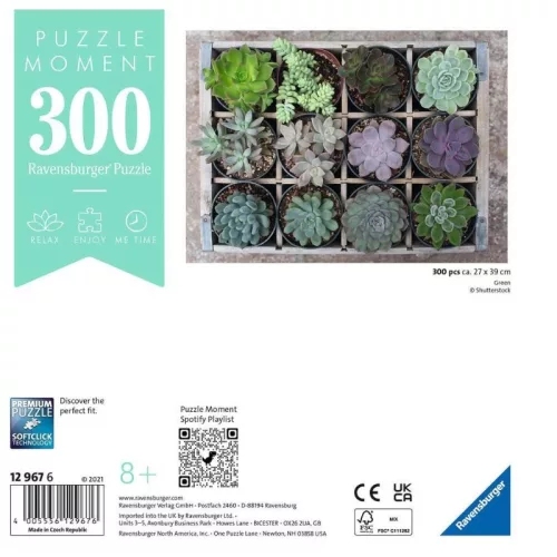 Ravensburger 12967 Puzzle Moment – Zöld (300 db)