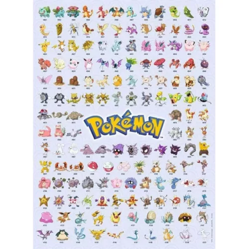 Ravensburger Pokémonok puzzle – 500 db