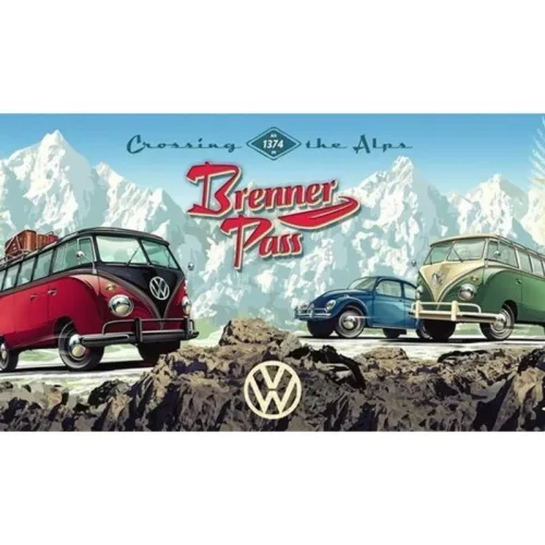 Ravensburger panoráma puzzle – VW Bullival a Brenner felett (1000 db)