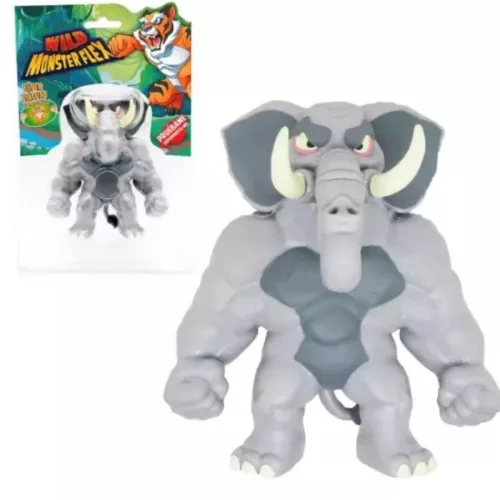 Monsterflex Vadállatok nyújtható figura – Jumbo elefánt
