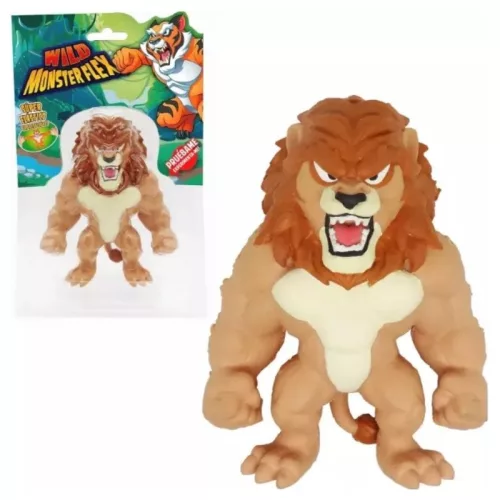 Monsterflex Vadállatok nyújtható figura – King Leo