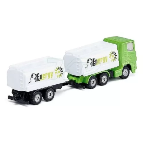 SIKU 1690 Üzemanyagszállító utánfutós teherautó