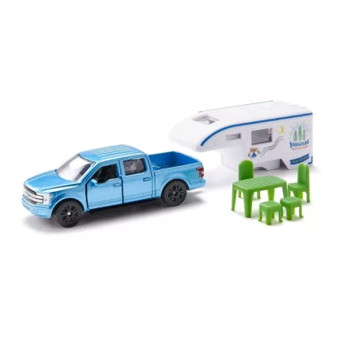 Siku 1693 F150 Pick-Up Camper lakóautó
