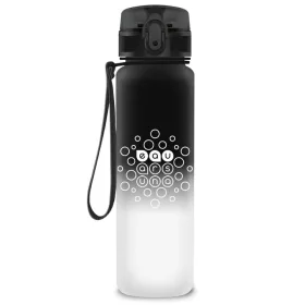 Ars Una Black & White színátmenetes matt kulacs – 600 ml, fekete-fehér