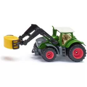 SIKU 1539 Fendt Vario traktor bálázóval és szalmabálával