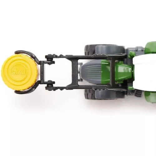SIKU 1539 Fendt Vario traktor bálázóval és szalmabálával